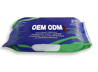 Razkužilni robčki, varni za kožo