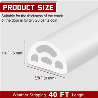 Kitajski dobavitelj Kitajska Pravokotni EPDM samolepilni silikonski tesnilni trakovi zadaj s 3M trakom